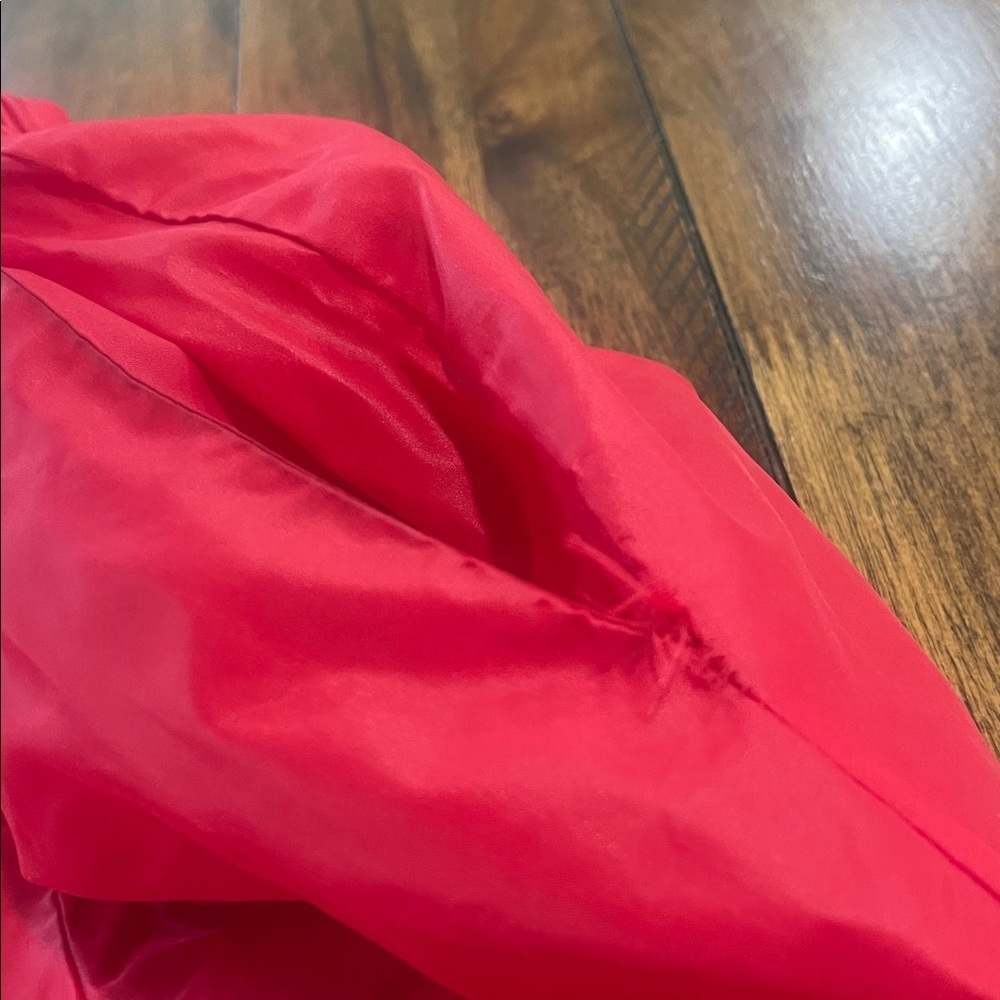 Vintage Ralph Lauren Swishy red track jogger windbreaker nylon pants small 90s - Picture 7 of 16